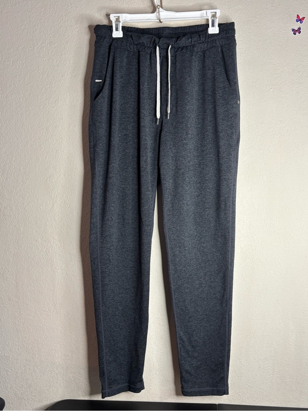 VUORI Ponto Performance Pant Charcoal Heather V418 size large